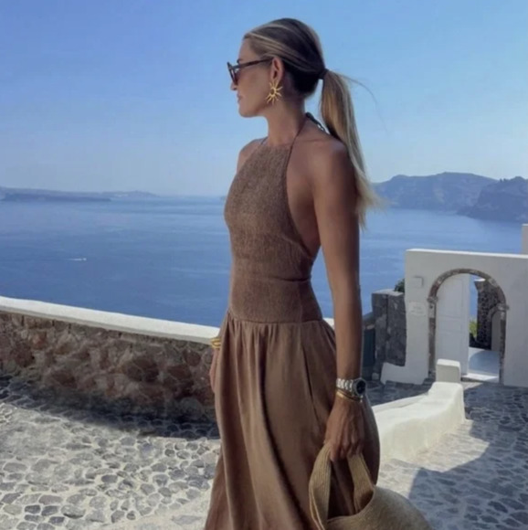 Flowy Halter Dresses Under $20